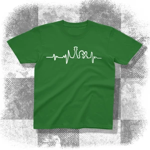 Sakk heartbeat gyerek póló - többféle színben