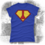 Kép 1/2 - Superwoman női póló - királykék színben