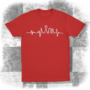 Kép 2/4 - Sakk heartbeat férfi póló - többféle színben